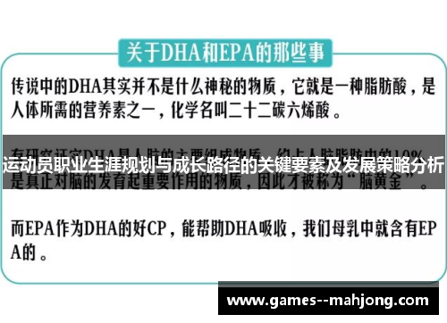 运动员职业生涯规划与成长路径的关键要素及发展策略分析 运动员职业生涯规划与成长路径的关键要素及发展策略分析