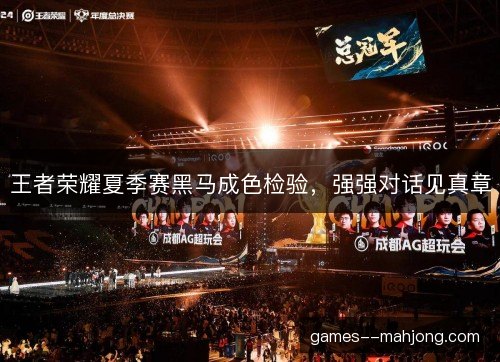王者荣耀夏季赛黑马成色检验,强强对话见真章 王者荣耀夏季赛黑马成色检验,强强对话见真章